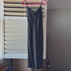 Zara Black Dress with White Dots